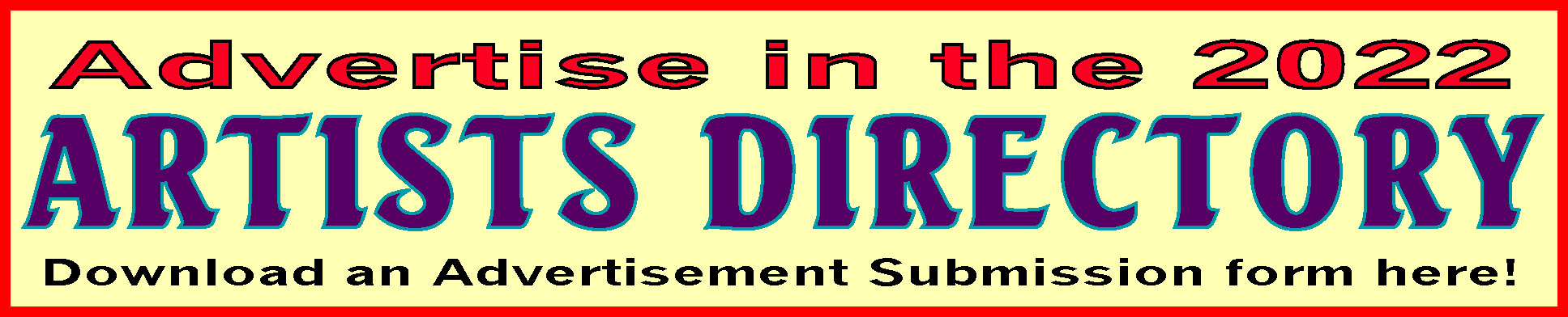 2022 Artist Directory Info